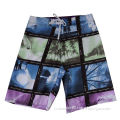 Men's Hawaiian Surf Shorts, Made of Microfiber Fabric with Sublimation Printing